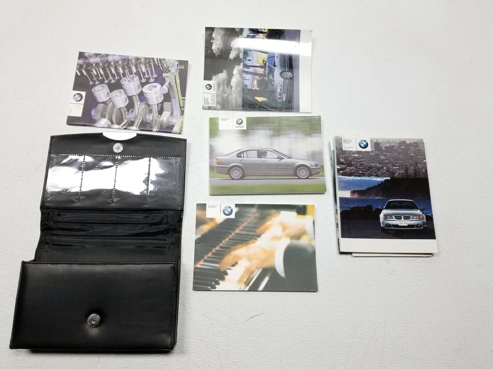 Original BMW E46 Owner's Manual with Case - 01 02 03 04 05 Series - Genuine OEM Replacement - Perfect for DIY Repairs & Car Maintenance