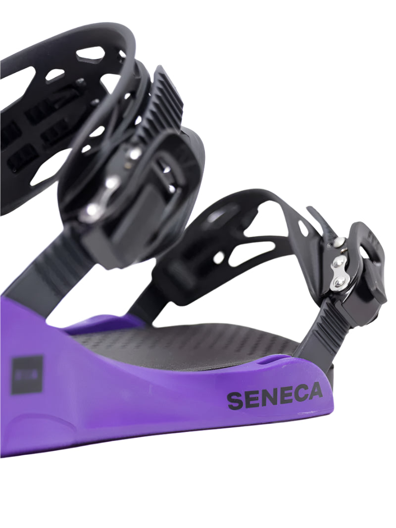 2024 Women's Seneca Snowboard Bindings - Adjustable & Comfortable for All-Mountain Riding | Perfect for Freestyle, Powder & Park Performance