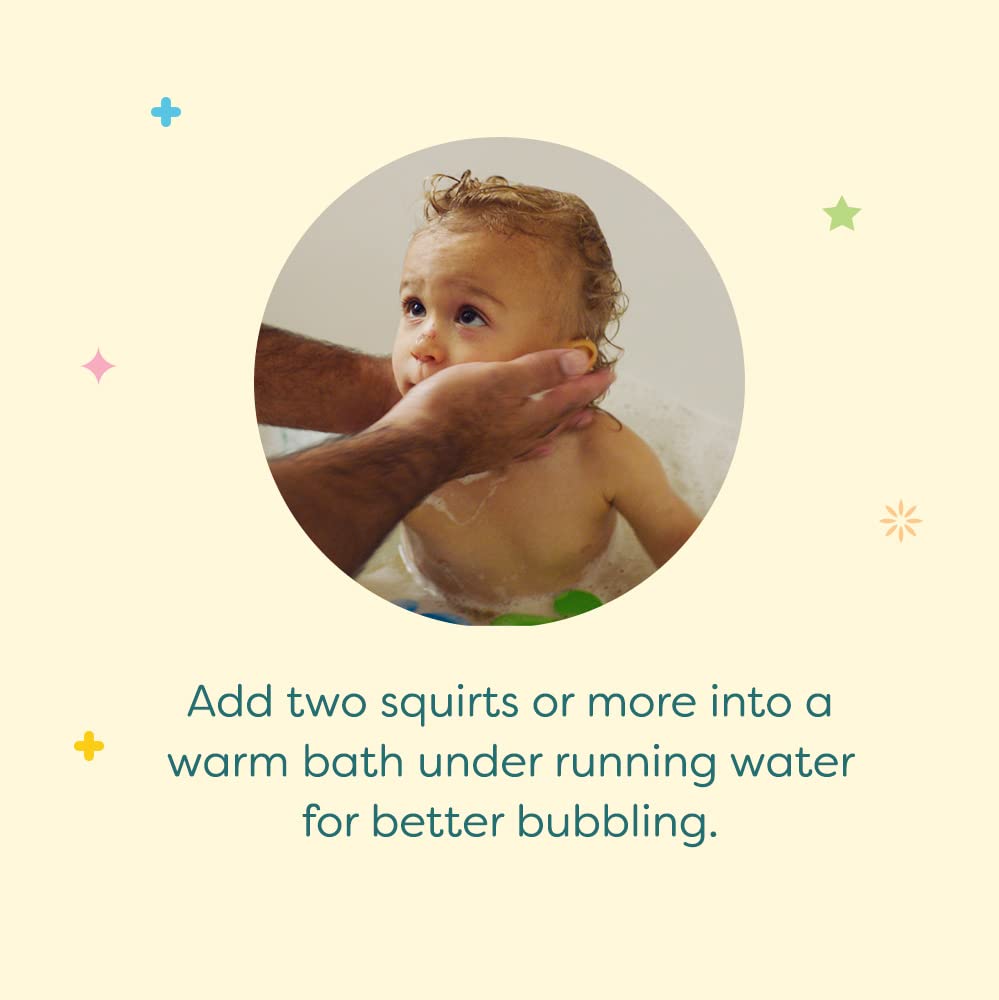 Babyganics Fragrance-Free Bubble Bath for Babies | Plant-Based, Hypoallergenic Formula | Tear-Free Baby Shampoo & Body Wash | 20 fl oz (591 ml) | Perfect for Gentle Bath Time & Sensitive Skin Care | Packaging May Vary