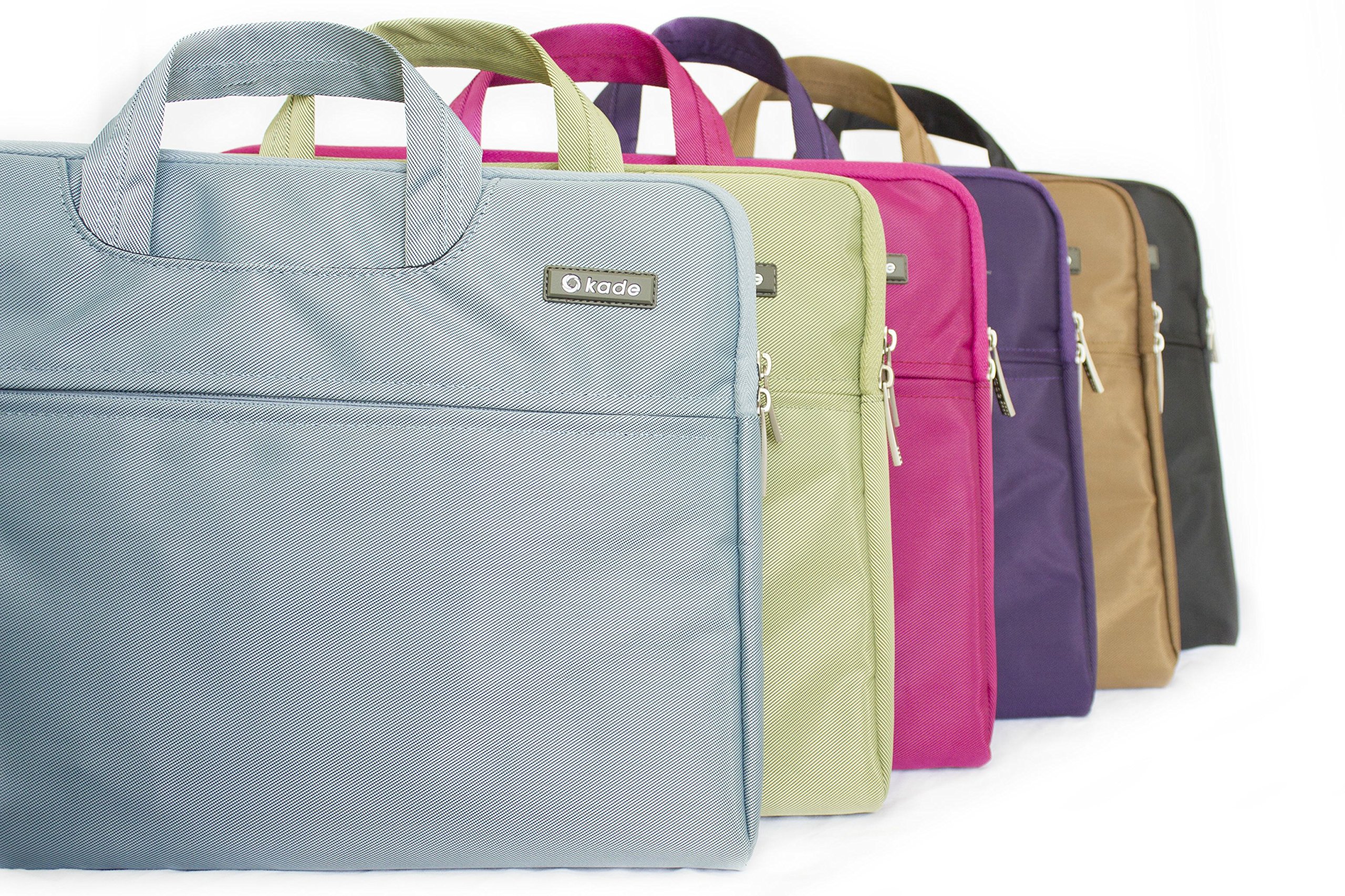 Versatility VMBB13BLU 13-13.3 Inch Laptop Briefcase Bag - Compatible with MacBook, MacBook Pro & Notebook Computers, Lightweight & Durable, Turquoise Blue - Perfect for Business Travel, Office Commute & Daily Use