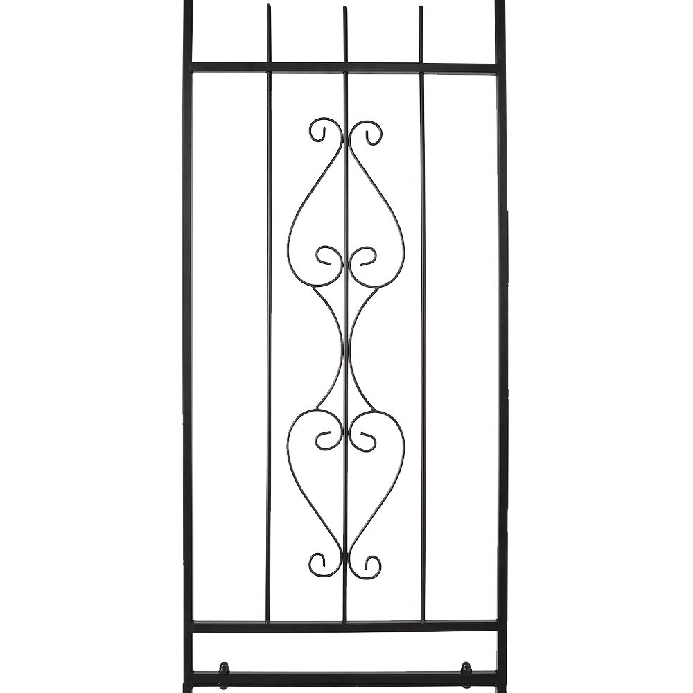 Wrought Iron Bridge Roof Arches - Sturdy Plant Climbing Frame for Vines & Flowers | Perfect for Garden Trellis, Outdoor Decor & Vertical Gardening