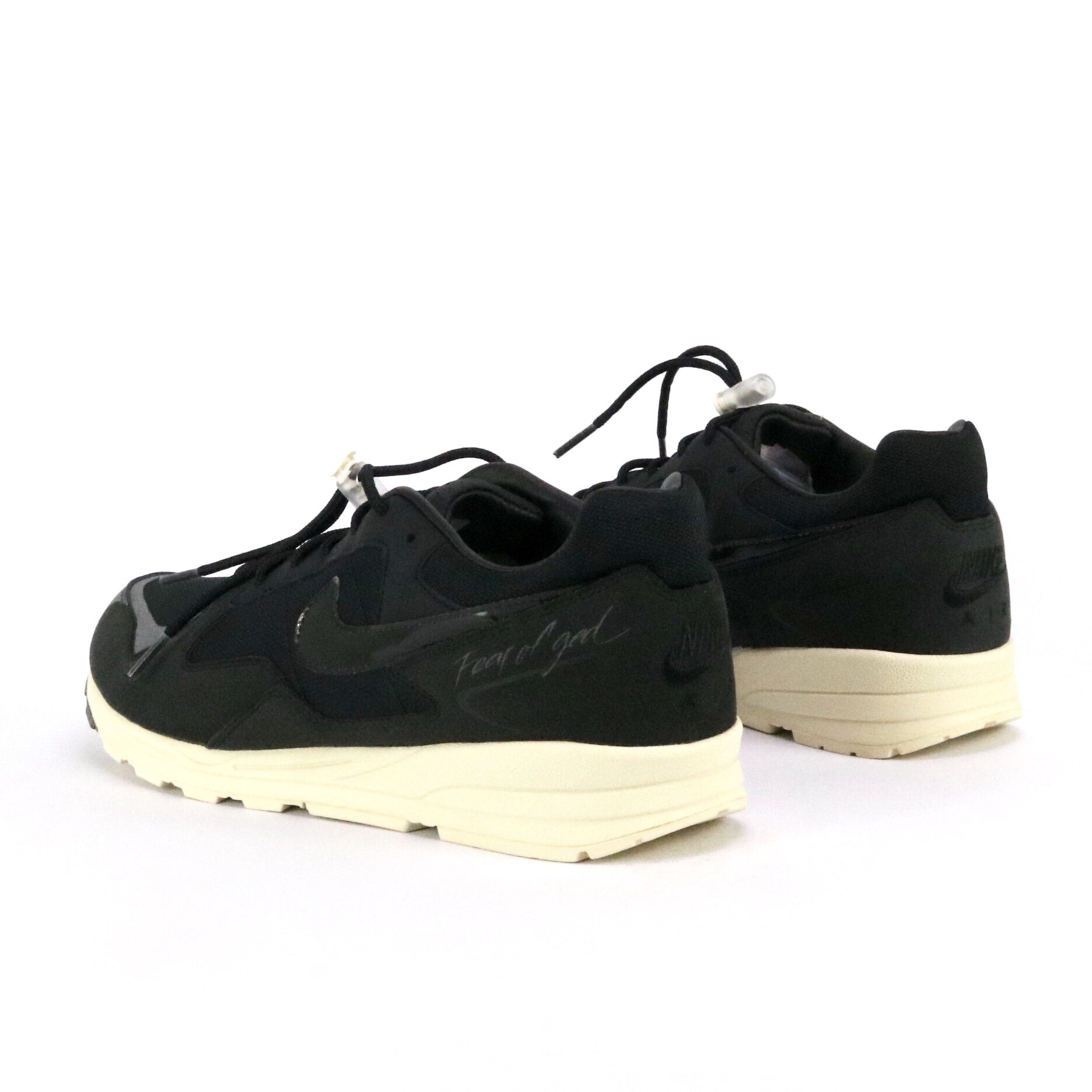 Nike Air Skylon II Fear of God Black Sail Fossil Sneakers - Men's Retro Running Shoes for Casual Wear & Street Style