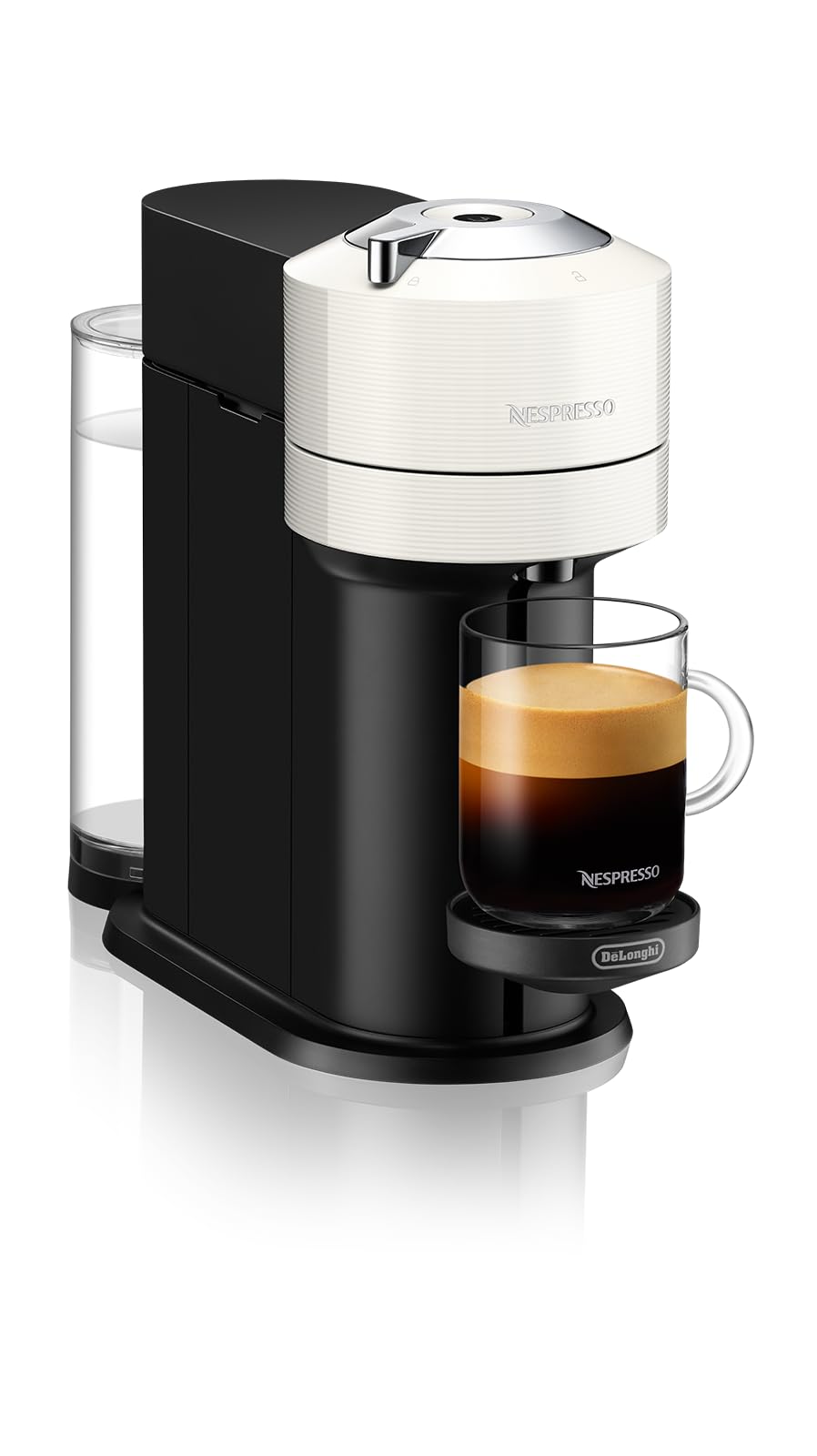 De'Longhi Nespresso Vertuo Next Coffee & Espresso Machine - Premium White for Home & Office Use | Fast Brewing, One-Touch Operation, Compact Design