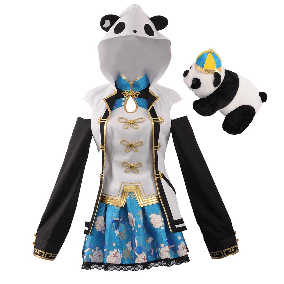 Love Live Sunshine Aqours Girls Cosplay Costume - Anime Lolita Cheongsam Awakening Deluxe Dress for Convention & Halloween Cosplay