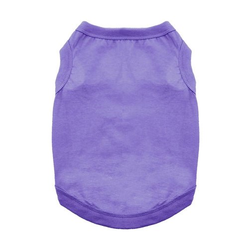 UV-Protective Cotton Dog Tank Top for Small & Medium Breeds – Lightweight & Breathable Summer Apparel for Outdoor Walks & Playtime
