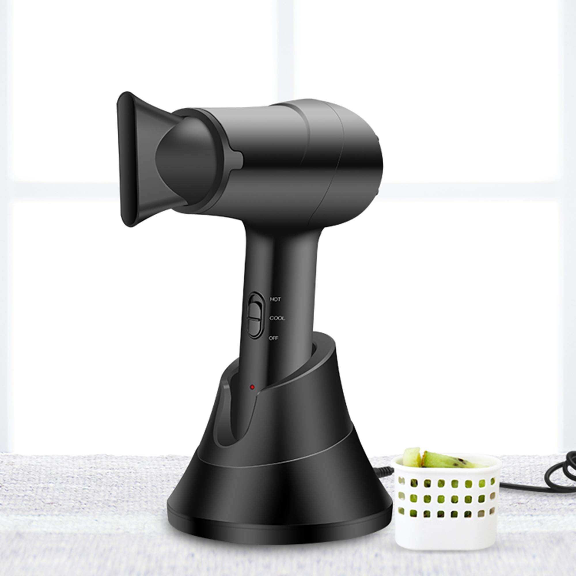 Cordless Hair Dryer with Diffuser - Portable Rechargeable Blow Dryer for Travel, Hot & Cold Air Settings, Wireless Hair Styling Tool for Home & Salon Use | Perfect for Drying, Styling & Hair Painting
