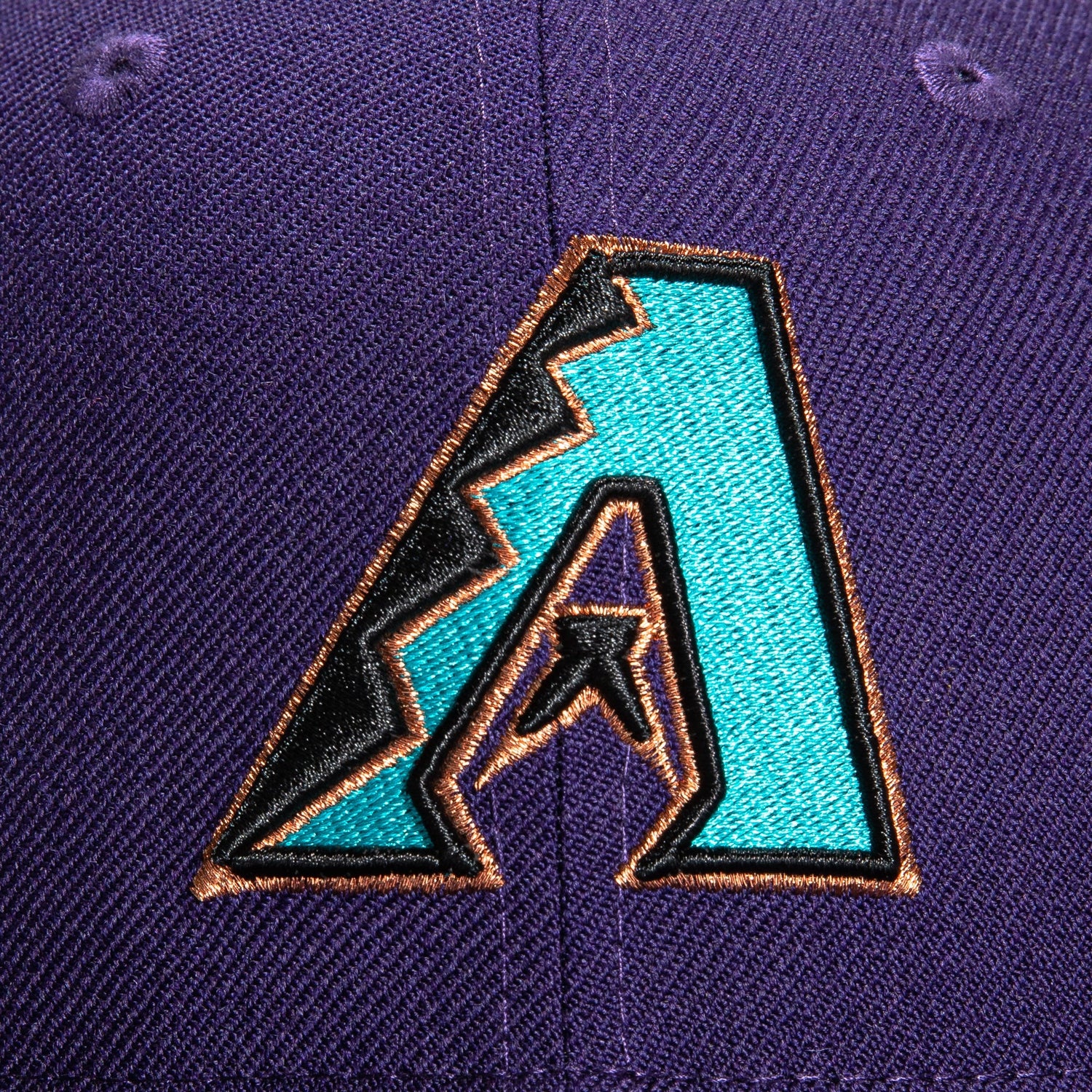 New Era 59Fifty Retro On Field Arizona Diamondbacks 1998 Baseball Cap - Purple Vintage MLB Snapback Hat for Men & Women | Game Day, Sports Fan Gift, Casual Wear