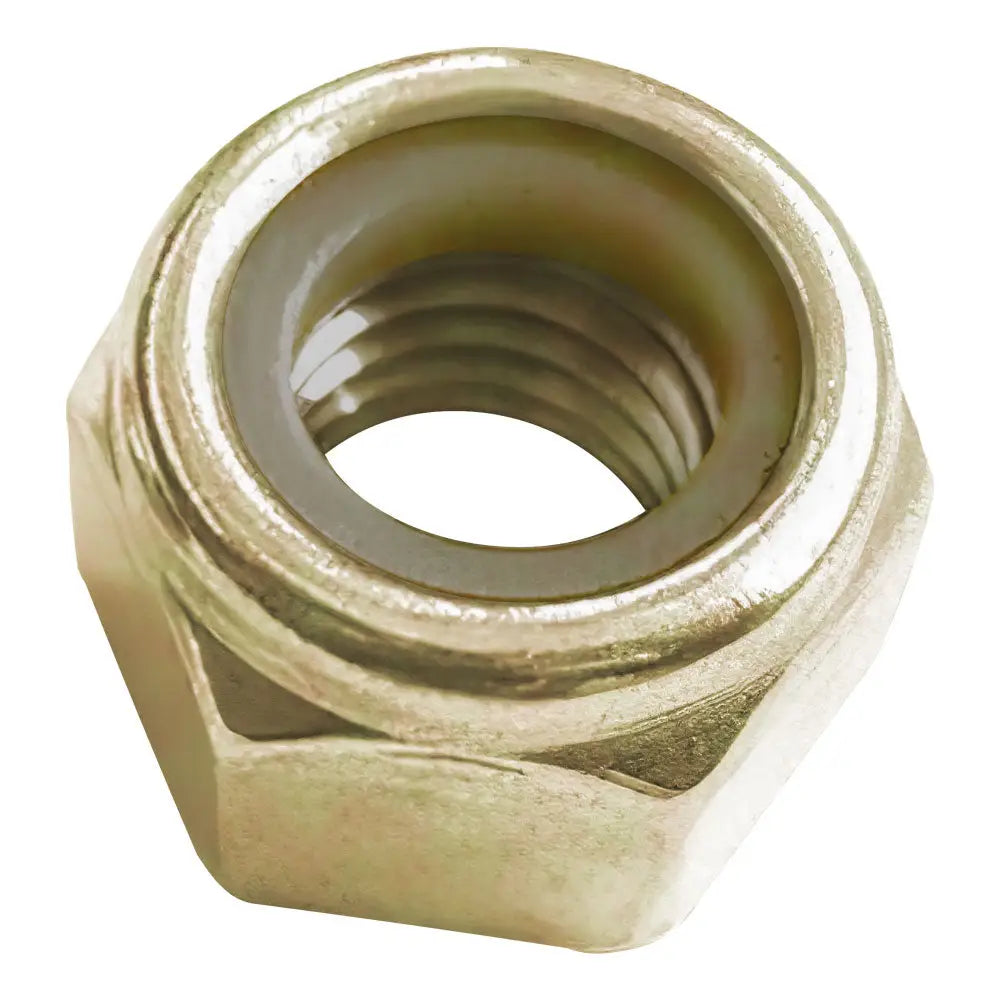 5/16-18 Nylon Insert Lock Nut, Grade 5, Hex Locking Nut, Anti-Vibration Fastener for Automotive, Machinery & DIY Projects - 8181183