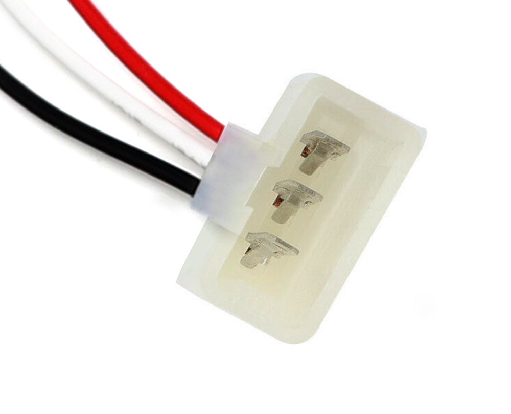 3 Pin Harness Side Male Adapters Wire Pigtails for Yamaha 95-01 Banshee Headlamp - Compatible with ATV & Dirt Bike Lighting Systems