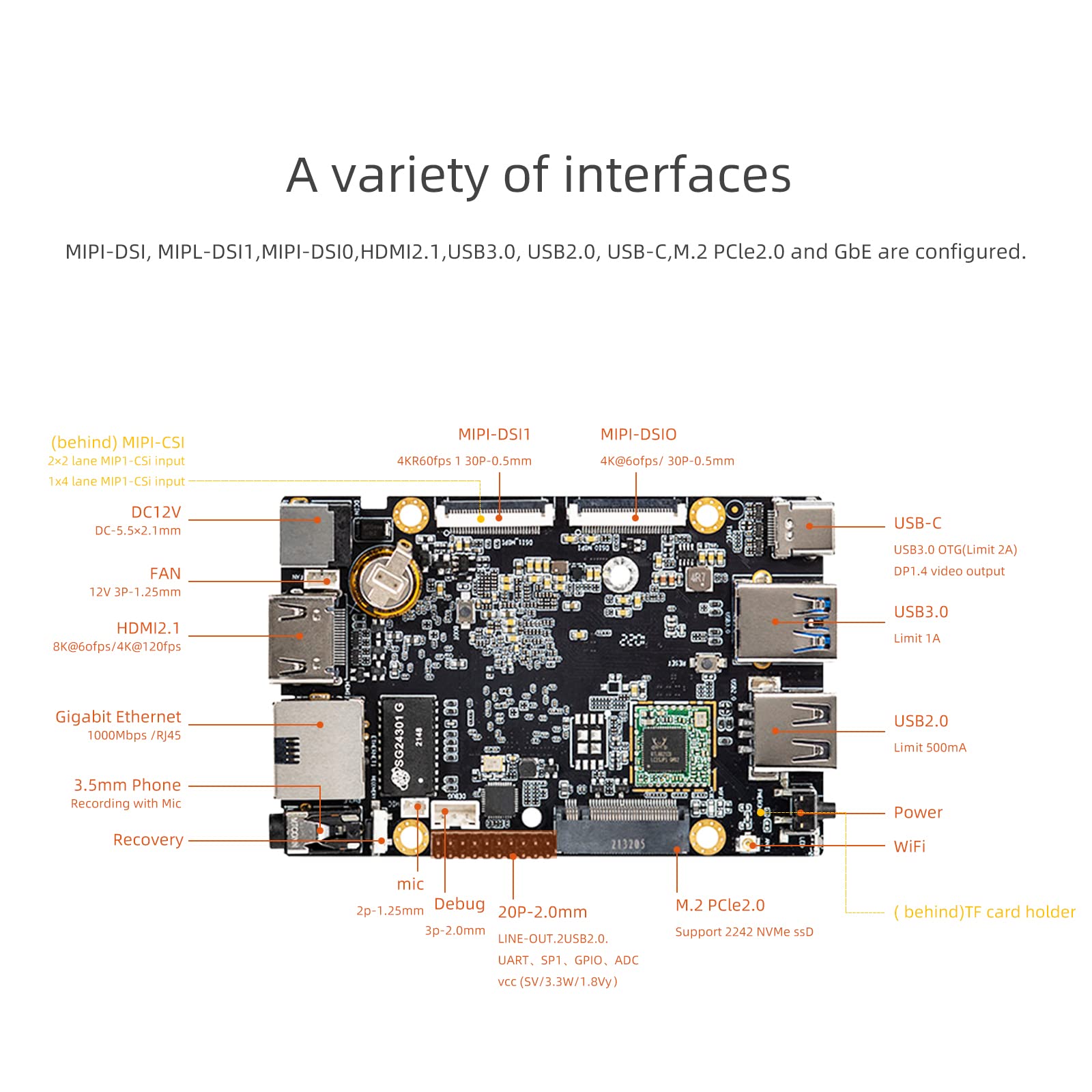 ROC-RK3588S-PC 8K AI Single Board Computer Acrylic Protective Case - Durable Cover for SBC Development Board | Perfect for DIY Projects, Robotics & IoT Prototyping
