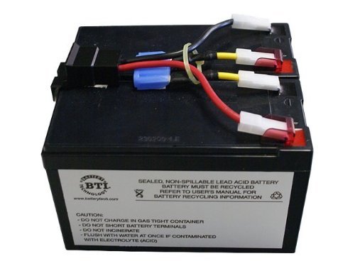 BTI Replacement Battery #48 for APC UPS - 12V 18Ah Sealed Lead Acid (SLA) Battery (SLA48-BTI) - Power Backup for Home Office, Server Room & Network Equipment