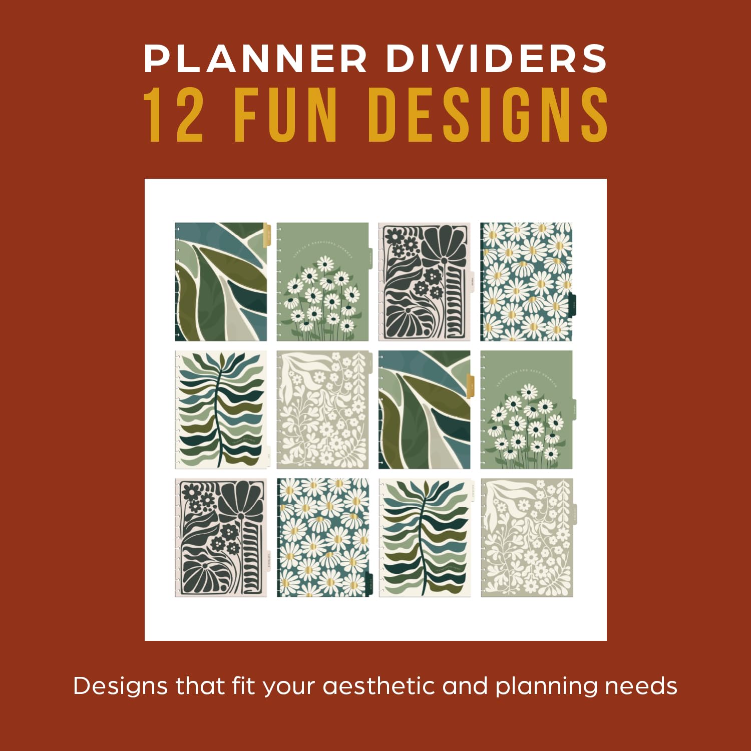 Happy Planner 2025 Disc-Bound 12-Month Planner - Daily Weekly Monthly Organizer, 8.5