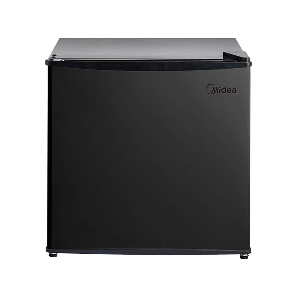 Midea MRU01M3ABB 1.1 Cu.ft Compact Freezer, Black - 30 lbs Capacity, Energy Efficient Upright Deep Freezer for Home, Office, Dorm, Garage, or RV - Perfect for Storing Frozen Food, Ice Cream, and Meal Prep