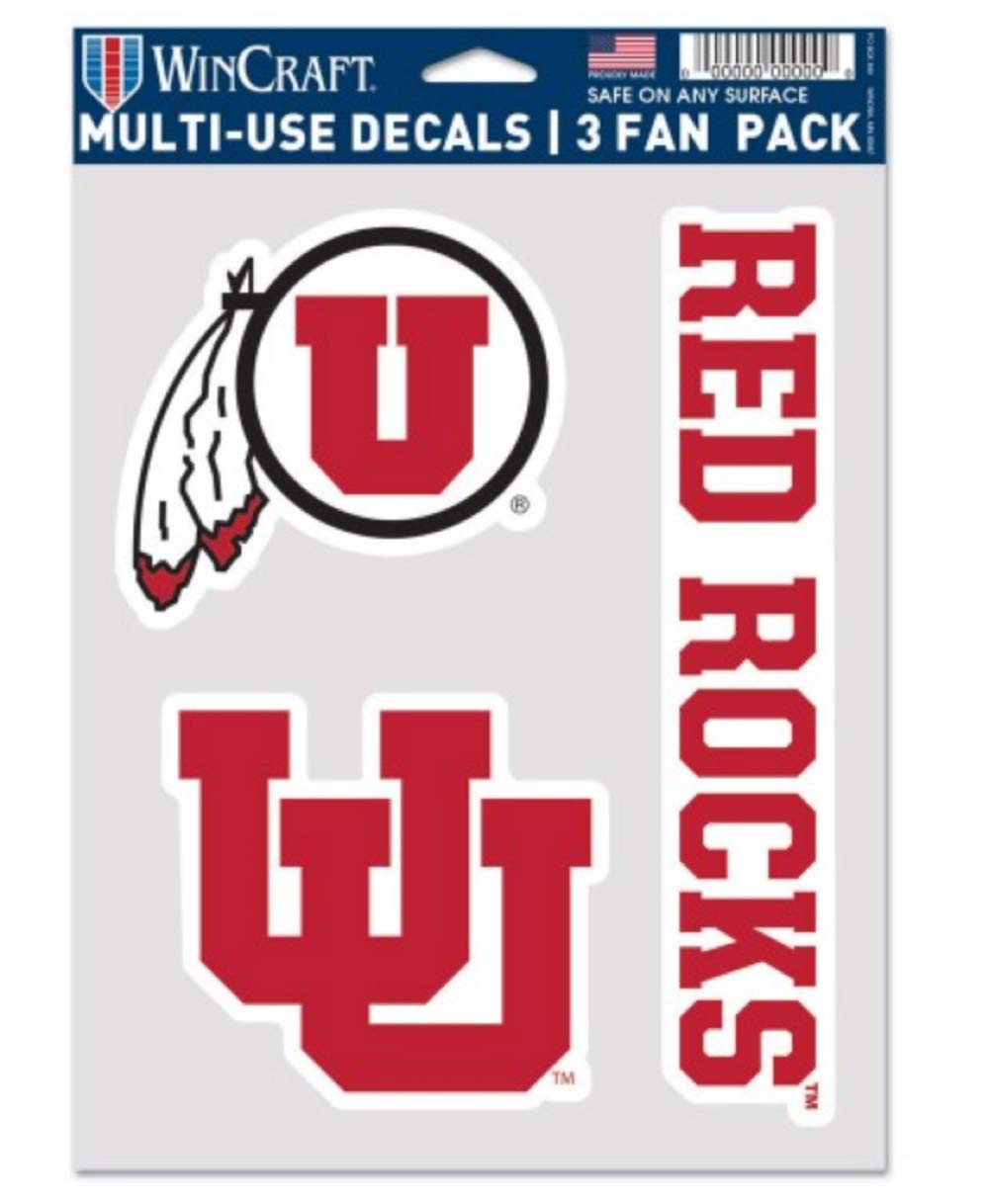 Utah Utes 3-Pack Multi-Use Portable Fans - Perfect for Home, Office, Dorm & Outdoor Activities