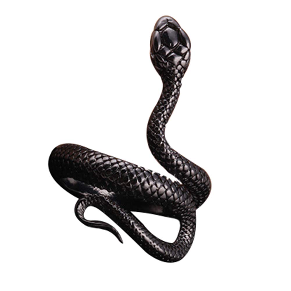 HIIXHC Adjustable Snake Rings for Women & Men - Vintage Animal Jewelry, Fashion Statement Rings - Perfect for Halloween, Gothic Style, and Boho Outfits