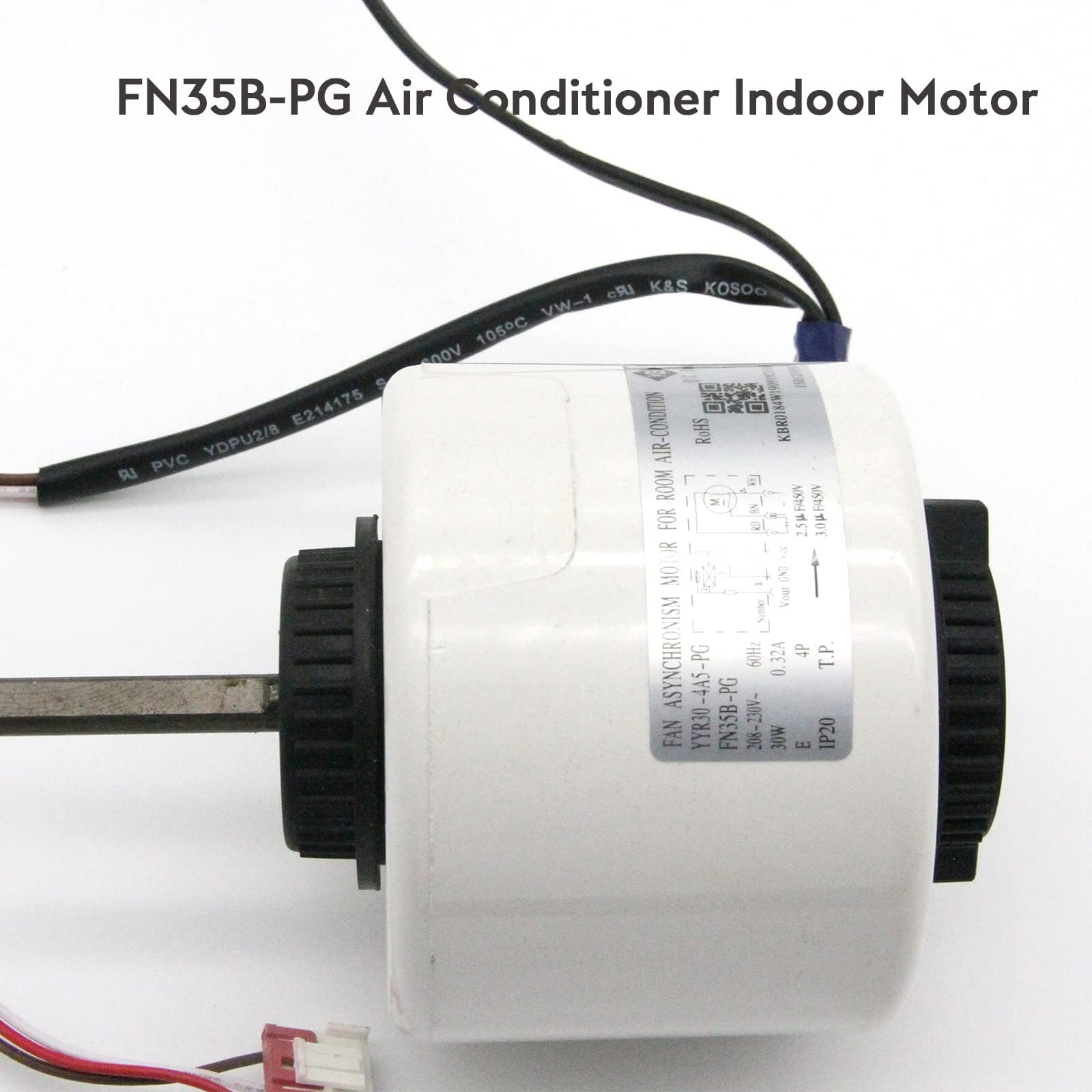 Original & Compatible FN35B-PG Air Conditioner Indoor Motor - Replacement for Y4S476E002G & 1501214501 Models | Perfect for Gree AC Units | Home Cooling & HVAC System Maintenance