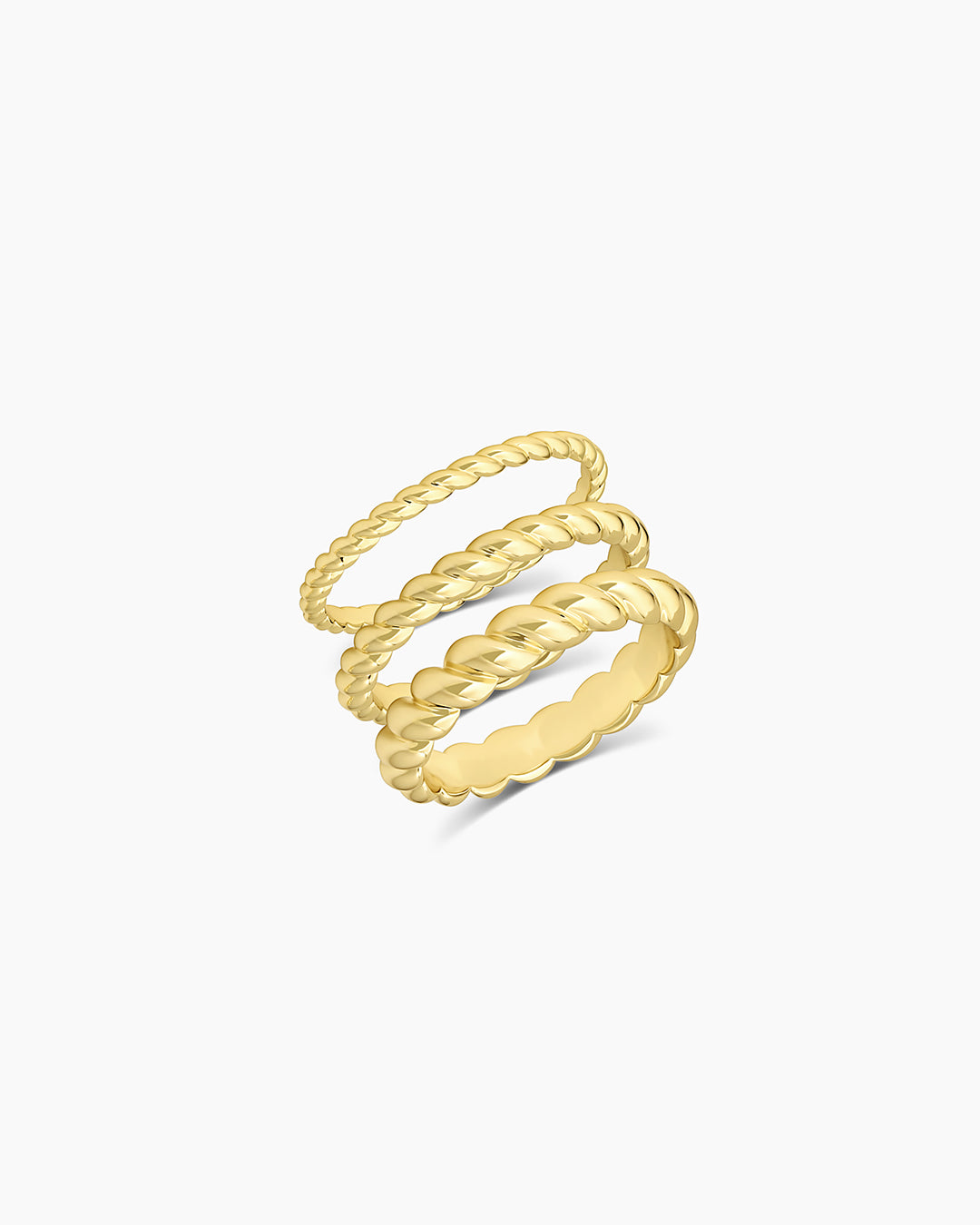 Sterling Silver Crew Ring Set for Men & Women - Minimalist Stackable Rings for Everyday Wear - Perfect for Couples, Gifts & Fashion Jewelry