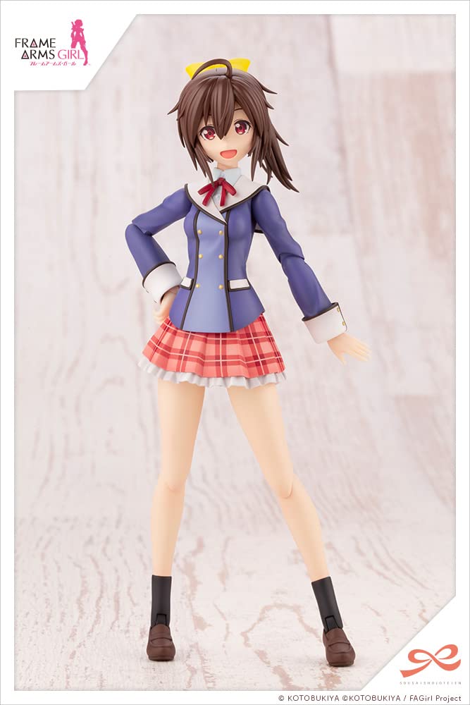 KOTOBUKIYA Sousai Shojo Teien: Ao Gennai (Wakaba Girls’ High School Winter Uniform) Blue Anime Figure - Perfect for Collectors, Display, and Cosplay Inspiration