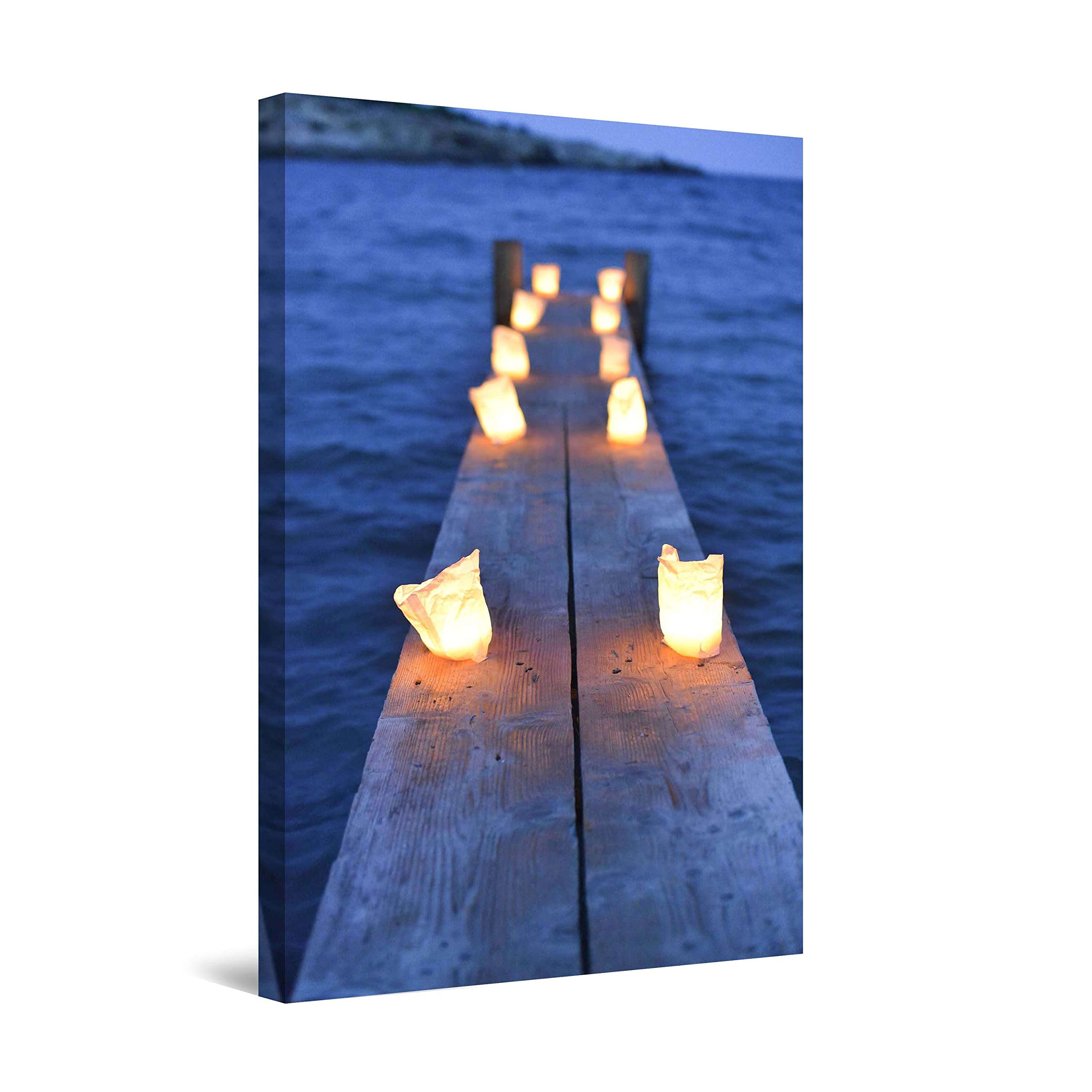 Startonight Romantic Love Bridge Canvas Wall Art - 32