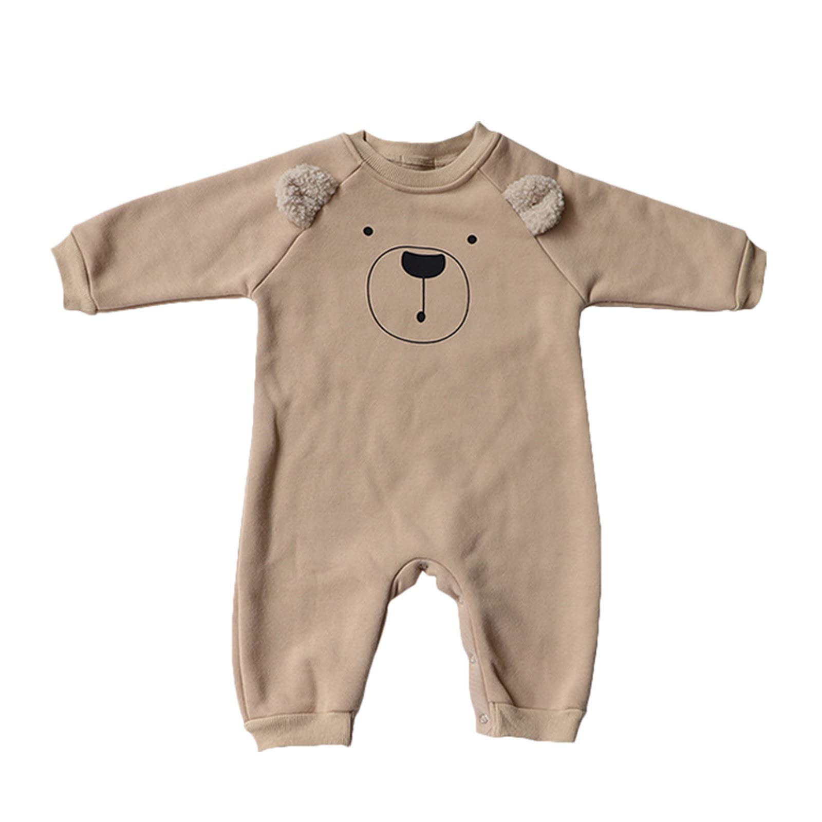 Baby Animal Cotton Romper - Long Sleeve Jumpsuit for Newborn Boys & Girls | Easter & Autumn Outfit