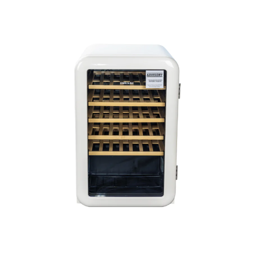 Chateau CW P461 46 Bottle Wine Cooler Refrigerator - Dual Zone Wine Fridge for Red & White Wine Storage - Perfect for Home Bars, Restaurants, and Wine Cellars