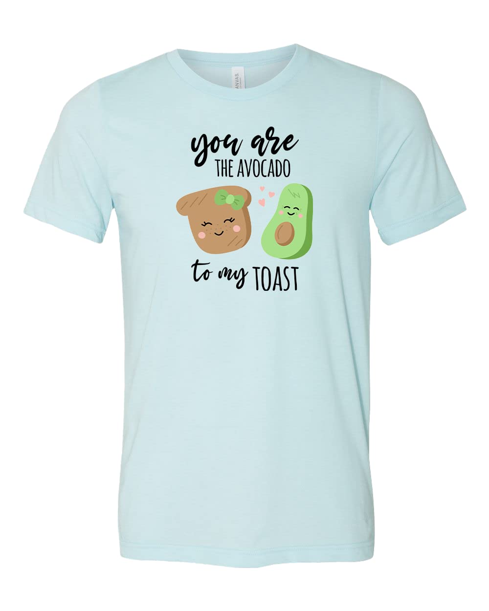 Funny Avocado Toast Couple T-Shirt - Matching Best Friends Shirts for Couples - Cute Bread & Avocado Design - Perfect for Date Nights & Anniversaries