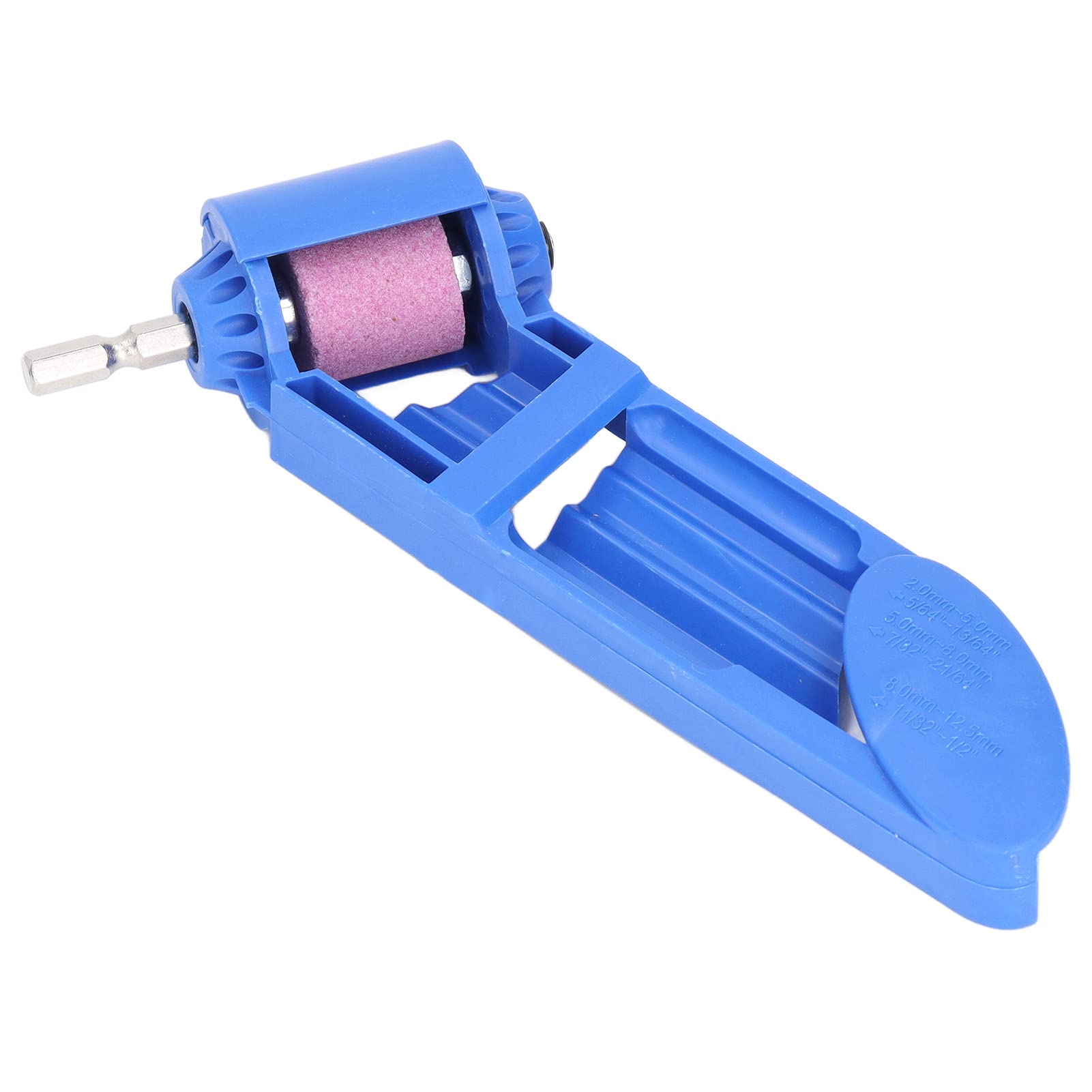 Diamond Drill Bit Sharpener - Portable Tool for Sharpening Drill Bits, Blades & Stones (Blue) | Perfect for DIY Projects, Woodworking & Metalworking
