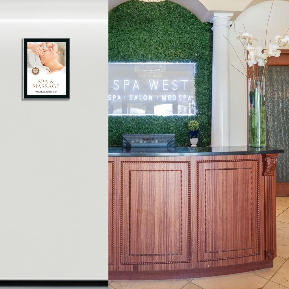 8.5x11 Poster Frame - Classic SwingFrame Display for Wall Art, Photos & Posters - Perfect for Home, Office & Gallery Decor