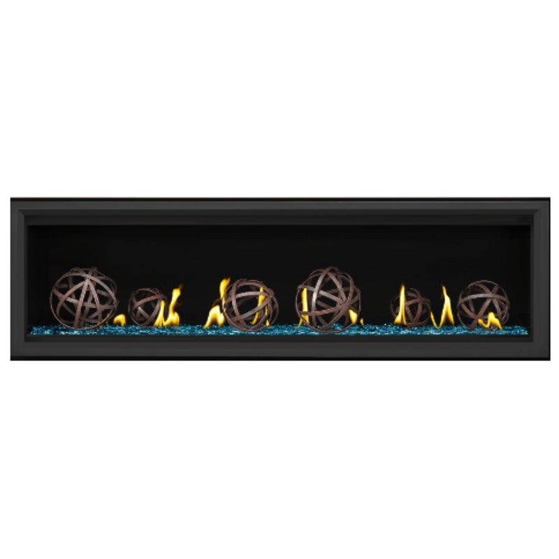 Napoleon Vector 62 Linear Direct Vent Gas Fireplace - LV62N | Modern Indoor Heating Solution for Living Rooms & Bedrooms | Energy Efficient & Stylish Home Decor