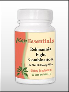 Kan Essentials Rehmannia Eight Combination 550mg - 60 Tablets for Immune Support & Energy Boost | Herbal Supplement for Wellness & Vitality