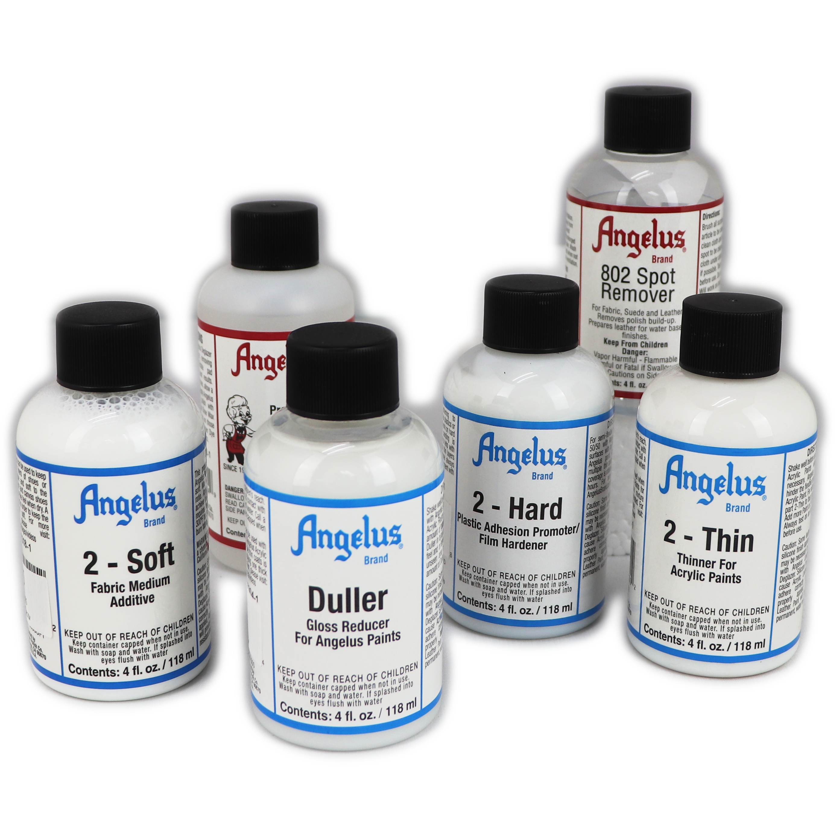 ANGELUS Paint Additives - 4 oz Bottle | Leather & Shoe Paint Mixing Medium | Perfect for Custom Sneakers, Handbags & DIY Leather Projects