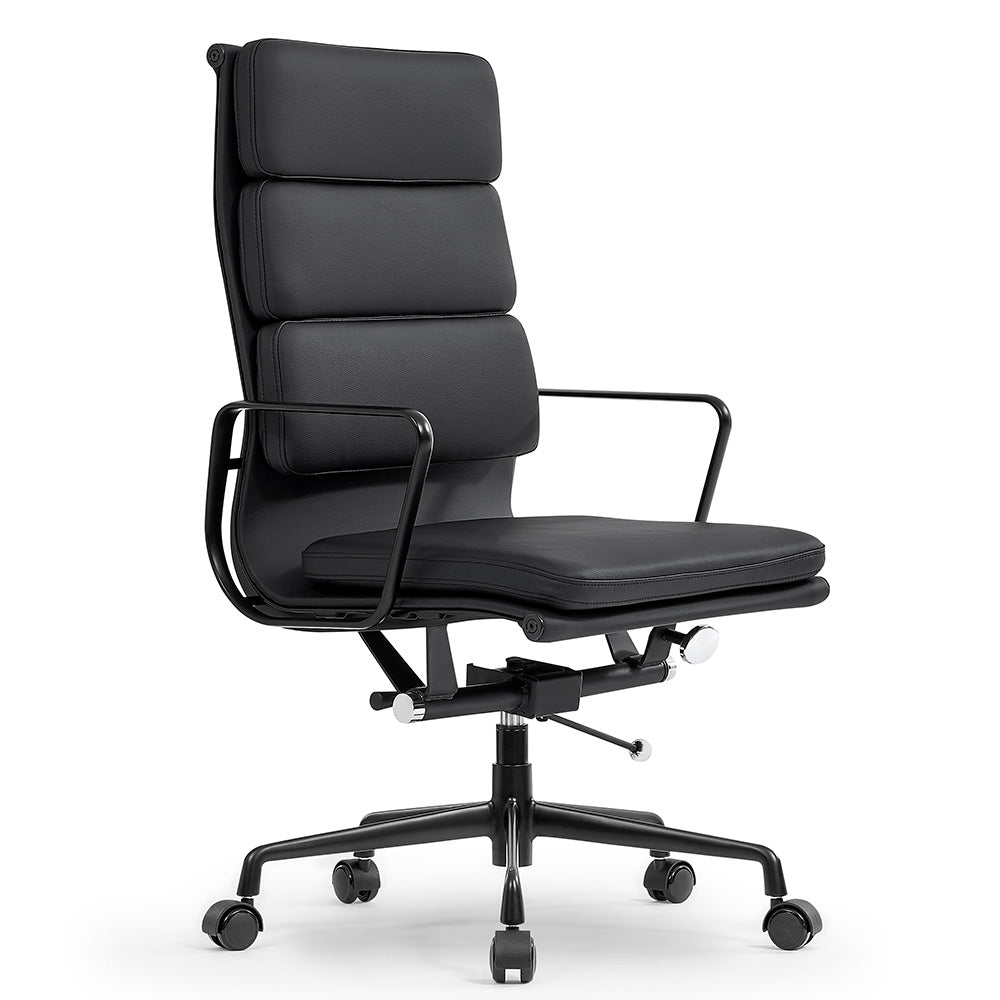 Premium ANDOR High Back Office Chair - Ergonomic Executive Desk Chair with Lumbar Support - Black - Perfect for Home Office, Gaming & Workspace Comfort