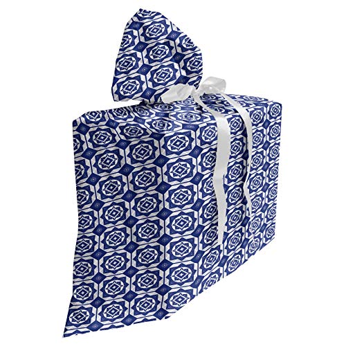 Navy Blue and White
