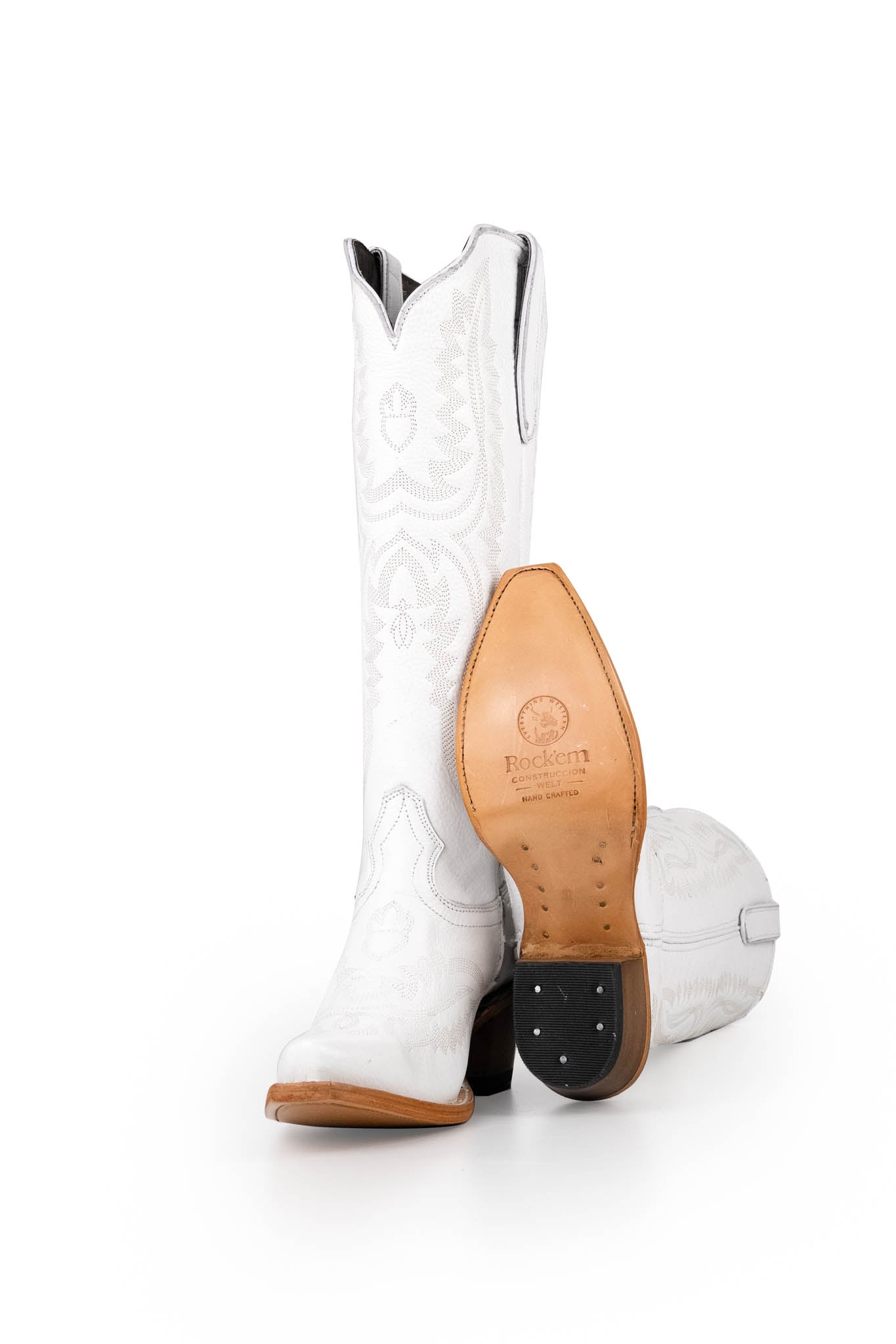 Valencia Tall Snip Toe Cowgirl Boots for Women - Western Riding Boots with Pointed Toe & Leather Upper - Perfect for Country Dancing, Rodeo, and Western Fashion