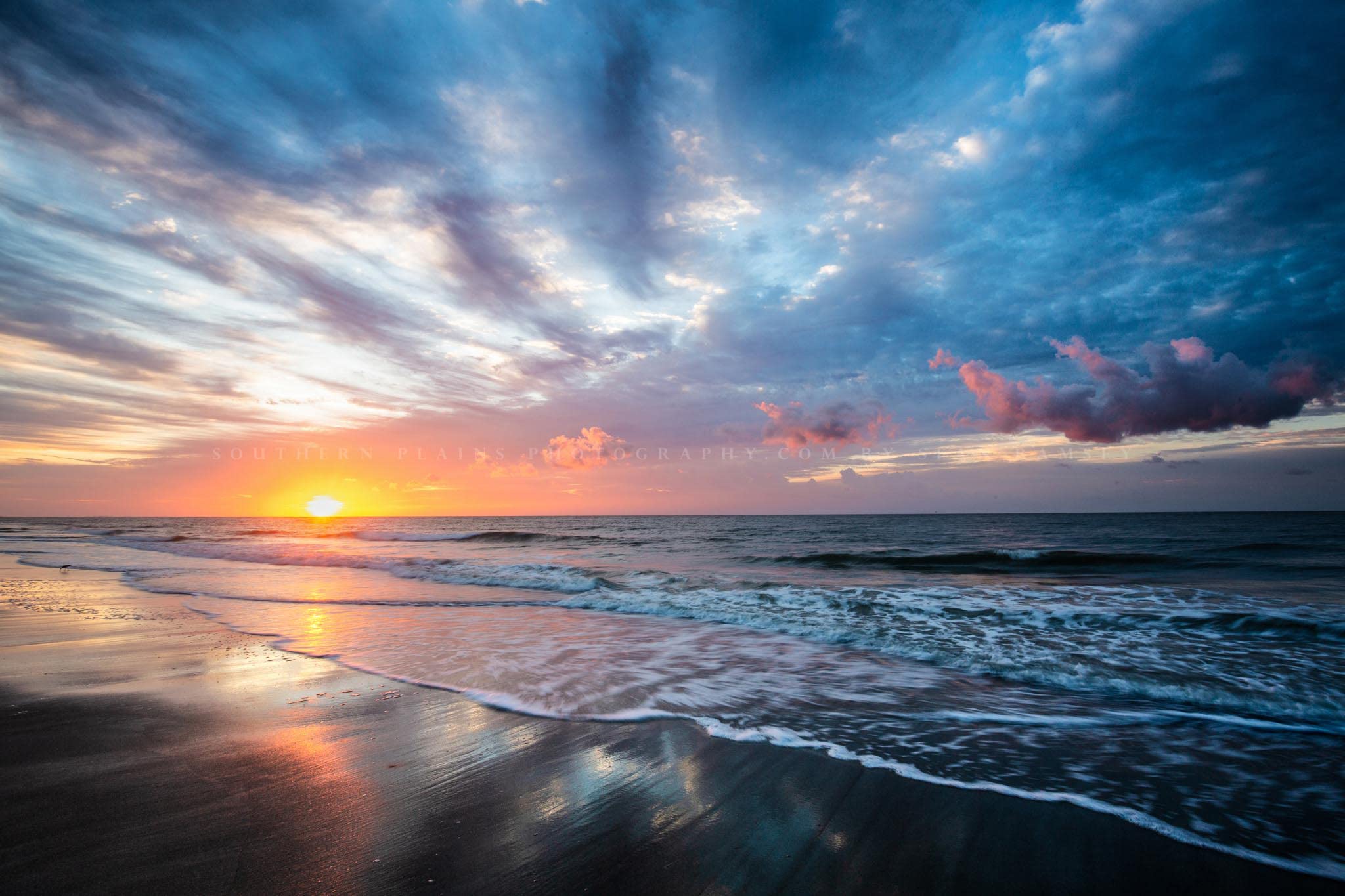 Scenic Sunrise Over Beach at Hilton Head Island - Coastal Photography Print (20