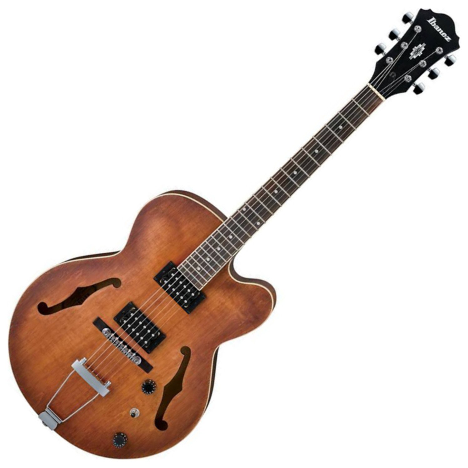 Ibanez Artcore AF55 Hollowbody Electric Guitar - Tobacco Flat Finish | Semi-Acoustic Jazz Guitar for Professional & Beginner Musicians | Perfect for Live Performances, Studio Recording & Home Practice