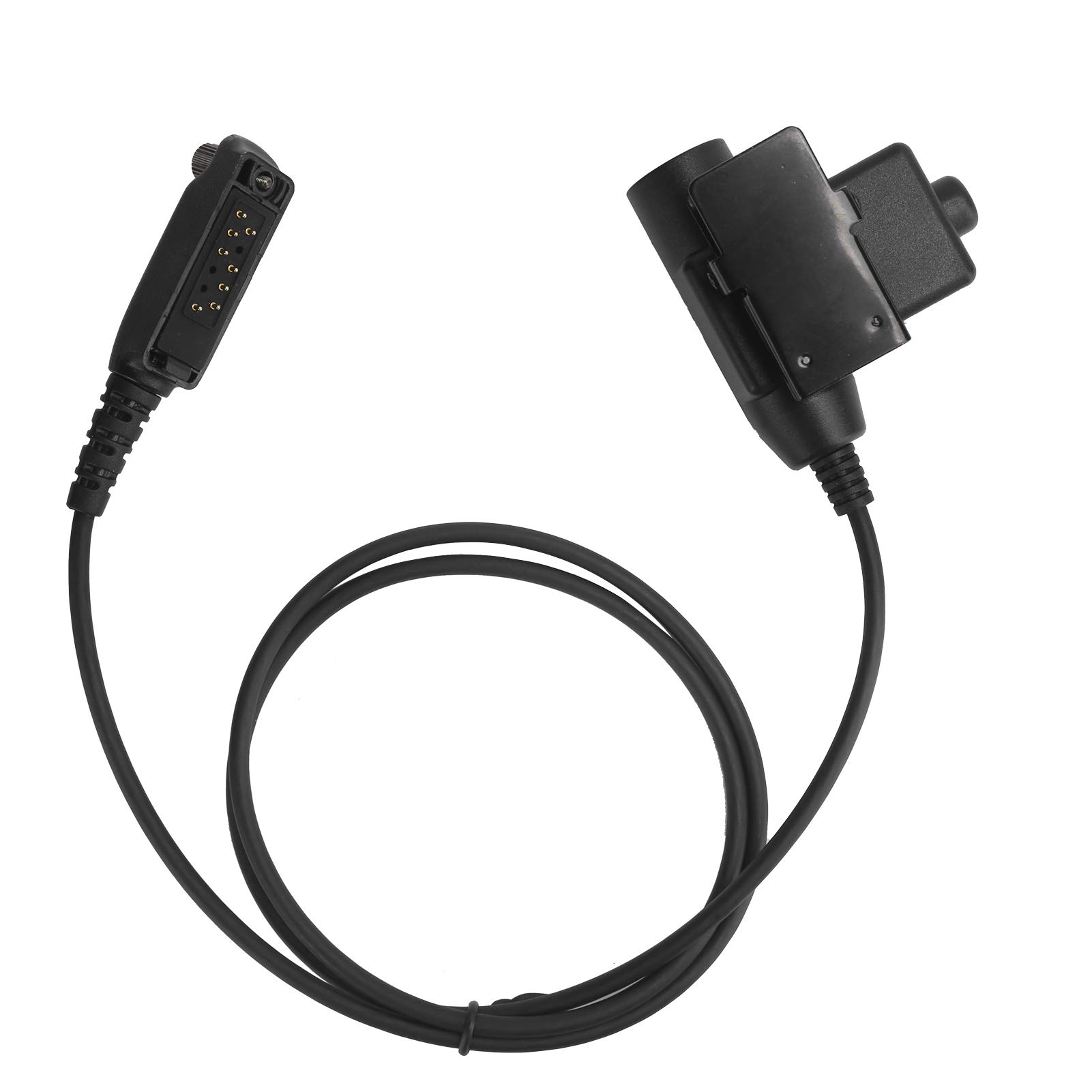 PUSOKEI U94 PTT Headset Cable - Compatible with Sepura STP8000/8030/8035/8038/8040/8080 - Military Standard Plug - Durable & Easy to Use for Tactical Communication & Field Operations