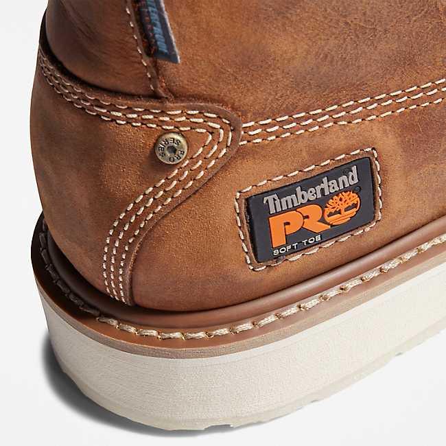 Men's Gridworks 6 Waterproof Steel Toe Work Boots - Heavy Duty Safety Shoes for Construction, Hiking & Outdoor Work - Slip Resistant & Comfortable Work Footwear
