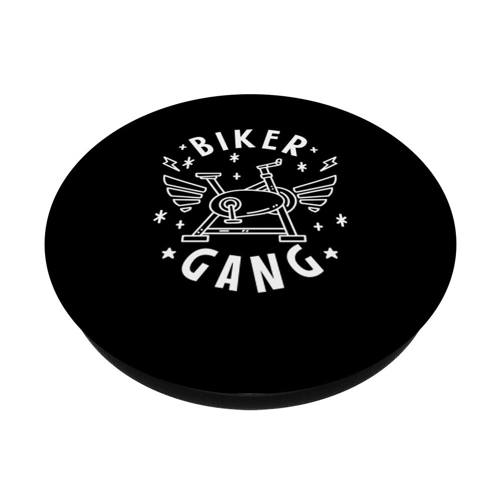 Biker Gang Design PopSockets Grip & Stand for iPhone, Samsung & Tablets - Perfect for Spin Class, Gym & Outdoor Activities