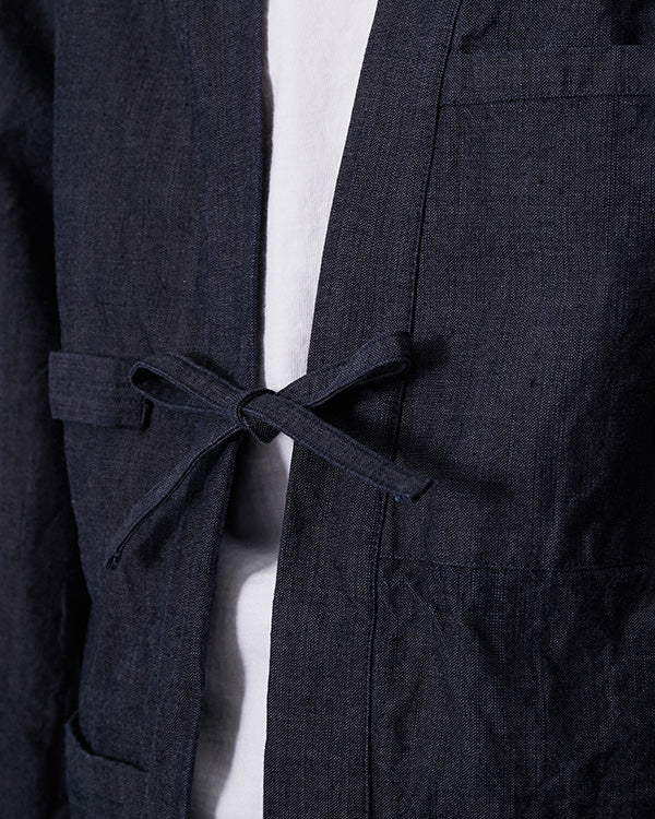 NORAGI Work Jacket - Japanese Style Denim Jacket for Men & Women | Durable Cotton Workwear for Outdoor, Gardening & Casual Wear