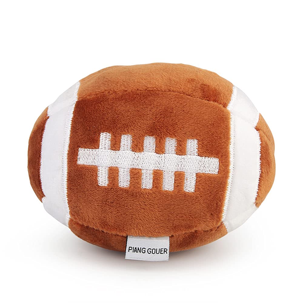 3-Pack Interactive Dog Toys Ball Set - Squeaky Soccer, Football & Tennis Balls for Small & Medium Dogs - Fluffy Plush Chew Toys with Squeakers - Perfect for Playtime, Training & Dog Birthday Gifts