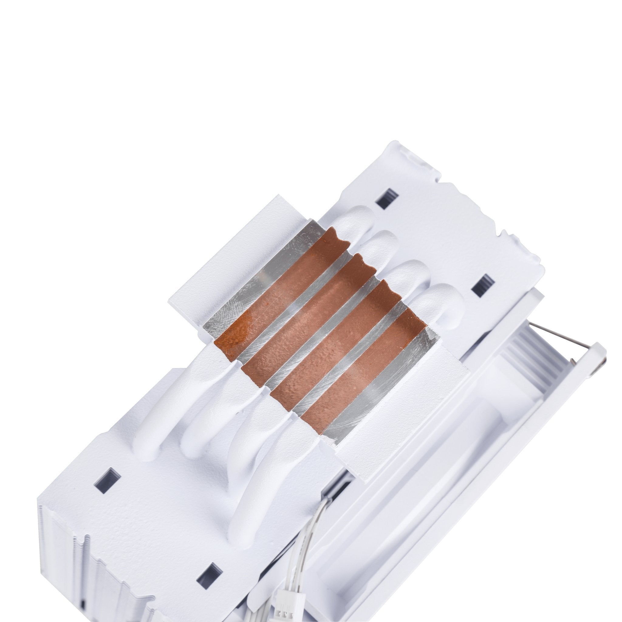 SAMA KA400DW RGB CPU Air Cooler - Compatible with AMD AM2/AM2+/AM3/AM3+/AM4/AM4+/AM5 Sockets - White LED Cooling Fan for PC Gaming & Overclocking - Perfect for Gaming Rigs and High-Performance Computers