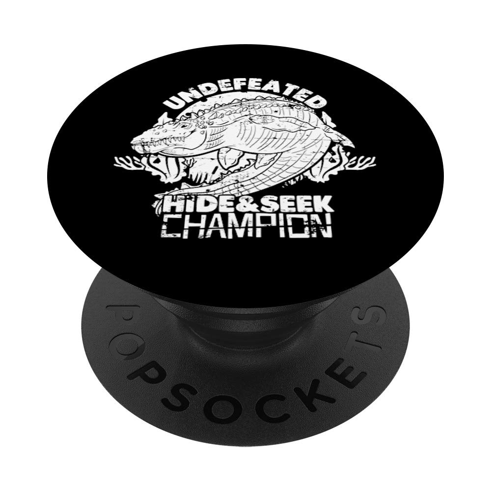 Bear Lake Monster Undefeated Hide & Seek Champion Cryptid PopSockets Phone Grip & Stand for iPhone, Samsung, Tablets - Perfect for Gaming, Travel & Everyday Use