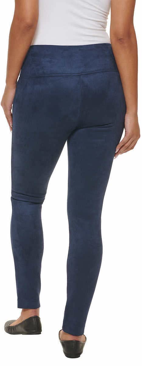 Andrew Marc Women's Faux Suede Pants - Lightweight & Comfortable for Work & Travel