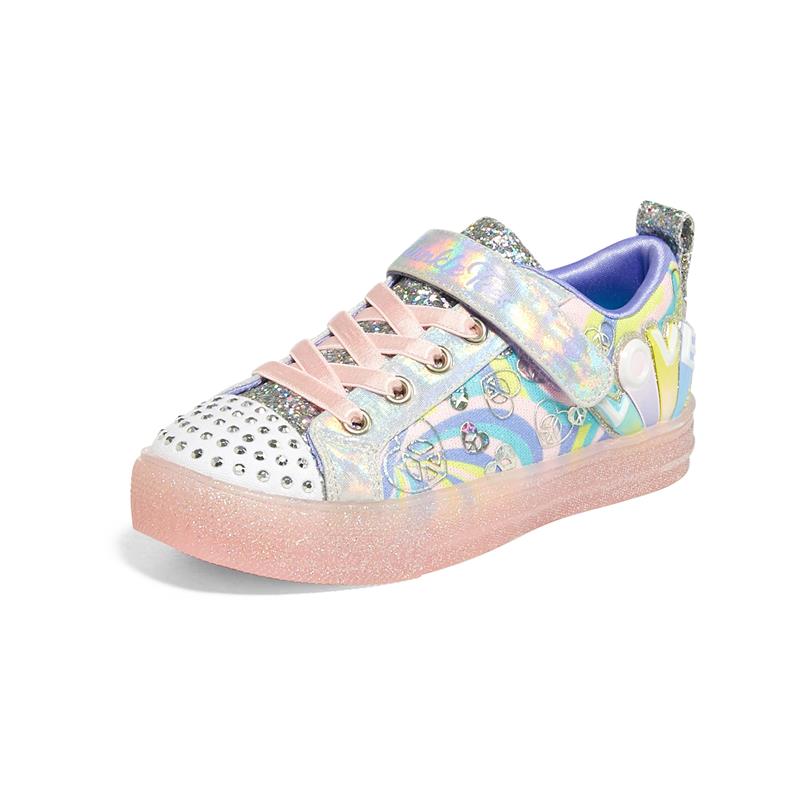 SHUFFLE BRIGHTS 314264L/LPMT - Colorful LED Light Up Shoes for Kids & Teens - Perfect for Dance Parties, Raves & Nighttime Fun