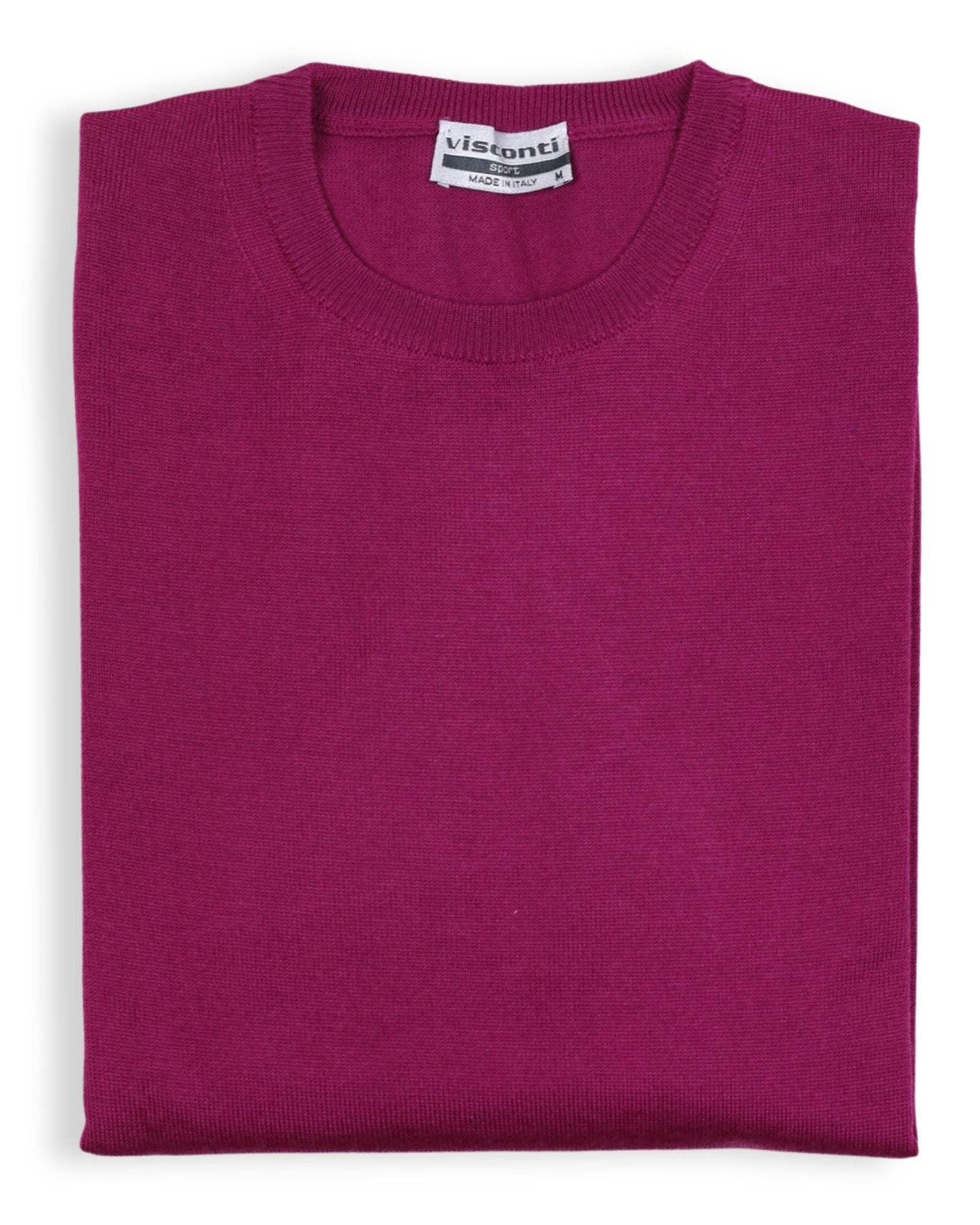 Premium Merino Wool Crew Neck Sweater for Women - Soft & Warm Winter Pullover - Magenta Color - Perfect for Casual Wear, Office & Outdoor Activities