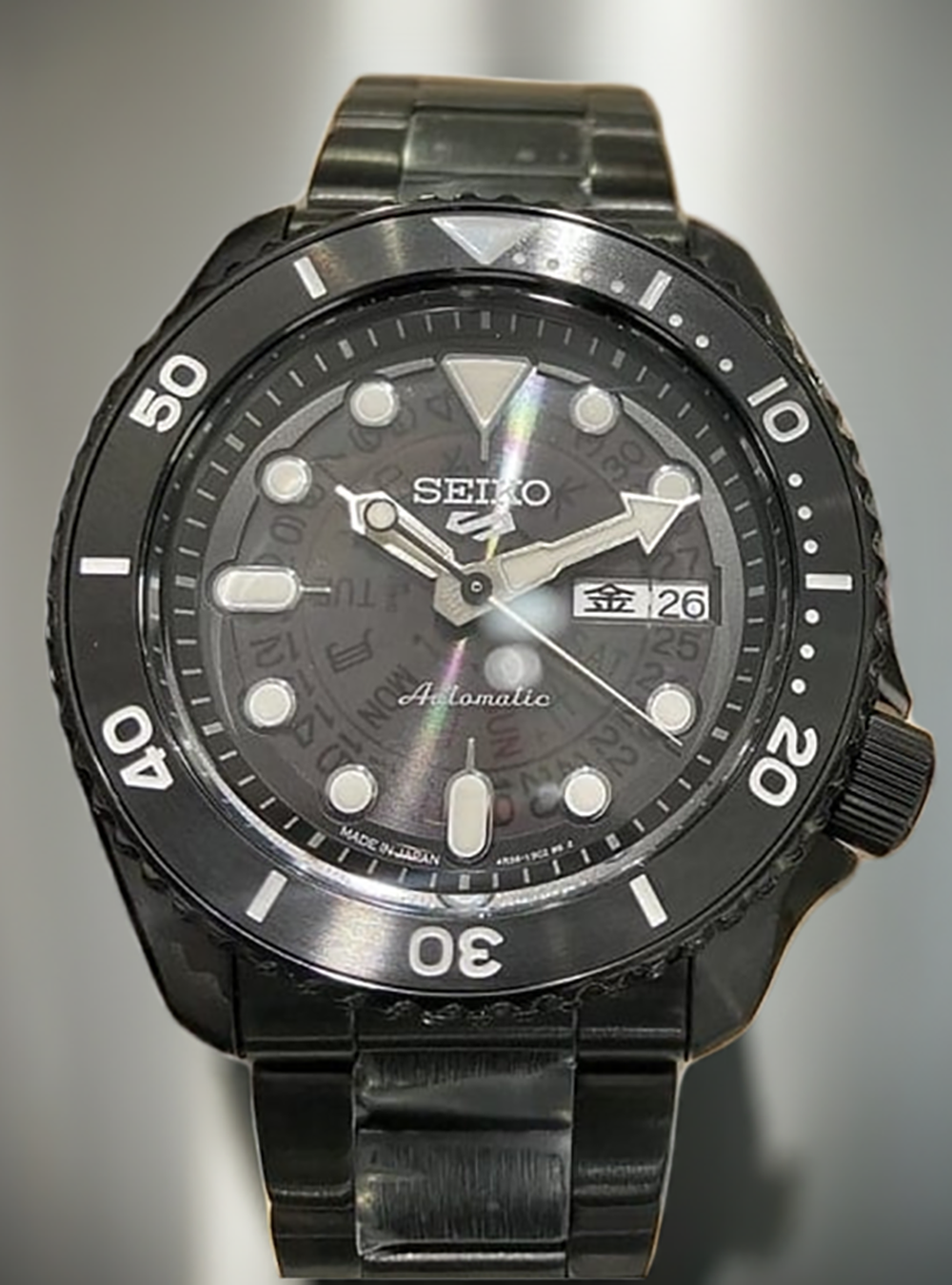BEAMS x SEIKO 5 Sports Watch SKX Series 2024 - Limited Edition Black Translucent Dial Japanese-Made Automatic Watch for Men | Perfect for Casual Wear, Outdoor Adventures & Collector's Item