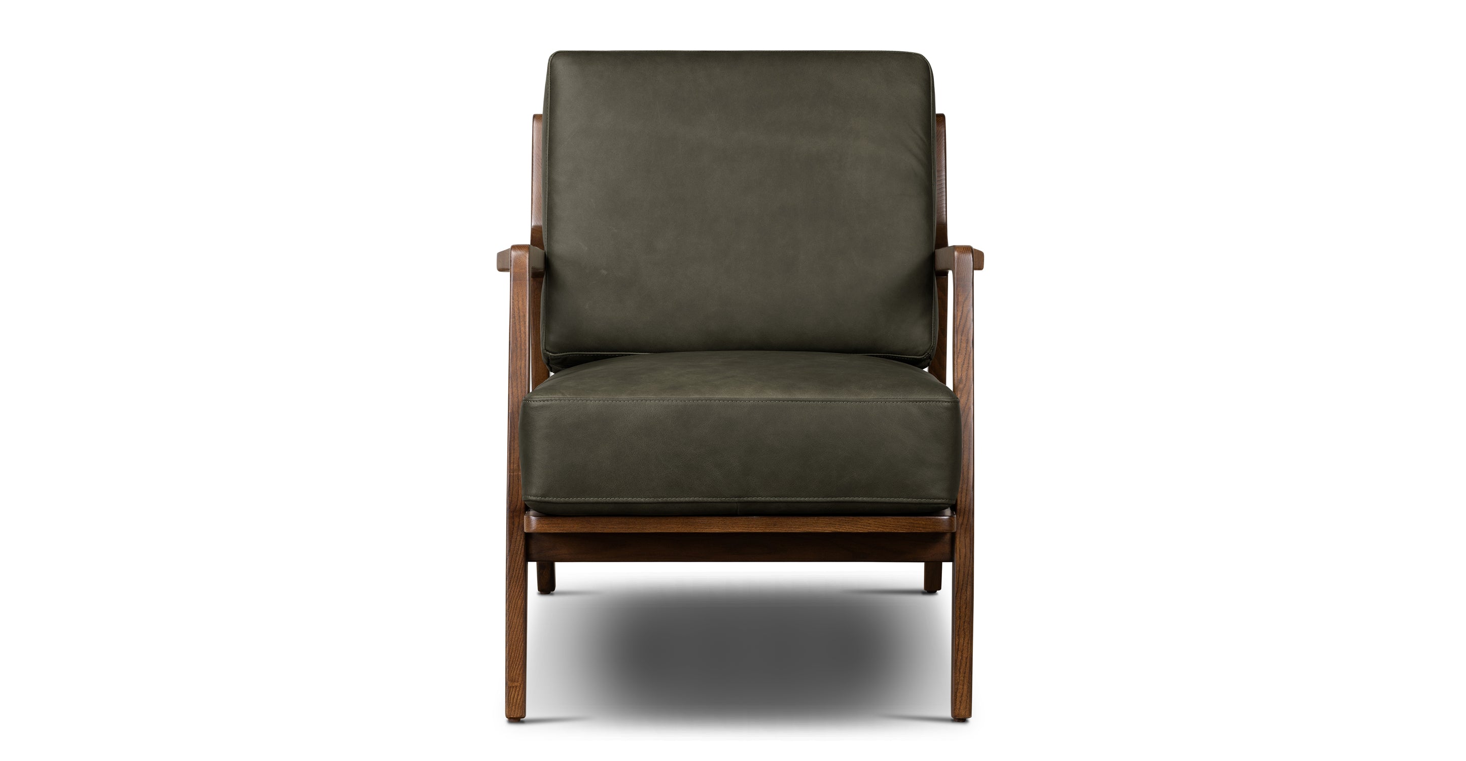 Premium Verity Genuine Leather Lounge Chair - Modern Comfort for Living Room, Office & Reading Nook - Perfect Relaxation & Stylish Home Decor
