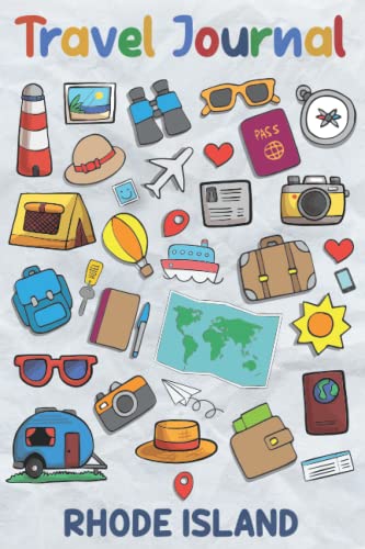 Kids Travel Journal for Rhode Island - Colorful Road Trip Planner with Prompts for Little Explorers | Perfect Travel Gift for Teen Girls & Boys | Great for Family Vacations & Educational Trips