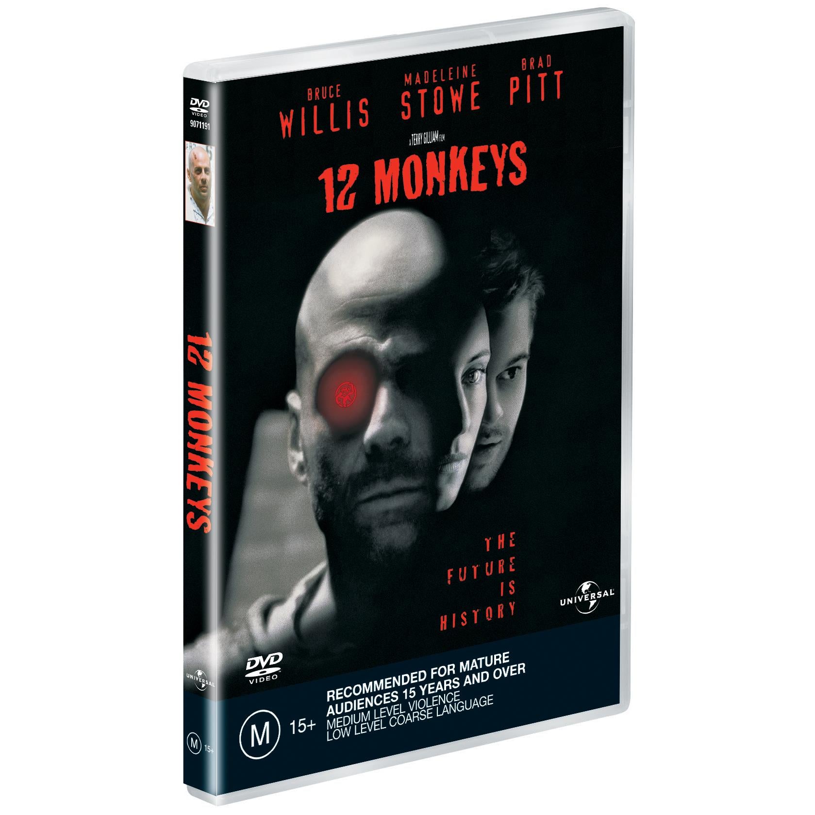 12 Monkeys System Collections Generic List 1 System Object DVD - Sci-Fi Movie for Home Theater & Movie Night Entertainment